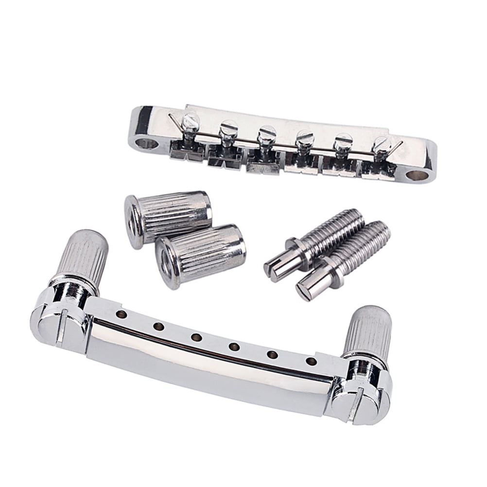 Buy Hemoton Guitar Bridge Saddle Roller Acoustic Locking Tune Matic Lp