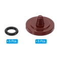 thumbnail image 3 of Camera Shutter Button, 5 Pack Soft Shutter Release Button Camera Button Concave, Dark Red, 3 of 6