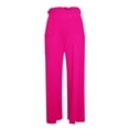 thumbnail image 4 of QHFBli Wide Leg Pants for Women High Wasited Baggy Palazzo Pants Casual Pull On Bell Bottom Smocked Elastic Waist Pants, 4 of 5