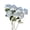 Blue, variant on Beige Silk Artificial Roses Realistic Faux Flowers For Wedding Home Wall Floral Arrangement Bouquet