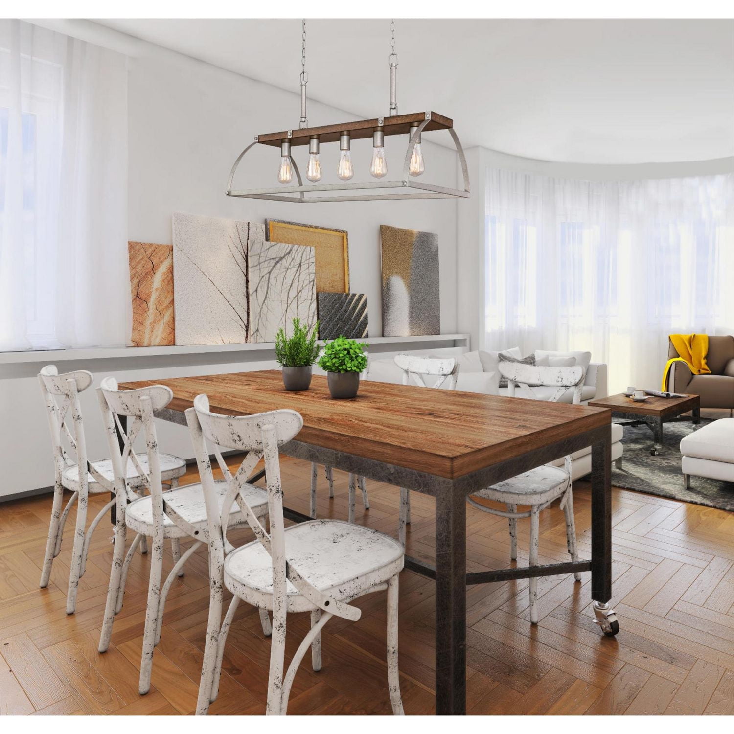 Westinghouse Oak Lane five-light Chandelier