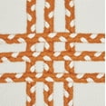 thumbnail image 6 of Nourison Crossed Braids Orange 14" x 20" Indoor/Outdoor Throw Pillow, 6 of 6