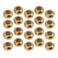 thumbnail image 2 of 20 piezas cuentas espaciadoras de acero inoxidable ajuste localizable oro 6x3x1,5mm accesorios para hacer joyas DIY, 2 of 12