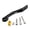 Black, variant on Bike Chain Deflectors Aluminum Alloy Chain Bicycles Chain Guide Chain Guard Catcher Chain Guide Catcher Keeper