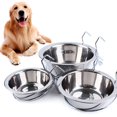 thumbnail image 6 of ACDANC 2026 New Metal Dog Pet Bowl Cage Crate Non-Slip Hanging Food Dish Water Feeder with Hook Metal Dog Bowls, 6 of 6