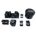 thumbnail image 1 of 7 Pcs Interrupteurs de Contrôle de Coffre de Fenêtre Maître Phare Chromé pour VW Passat B6 3C, 1 of 6