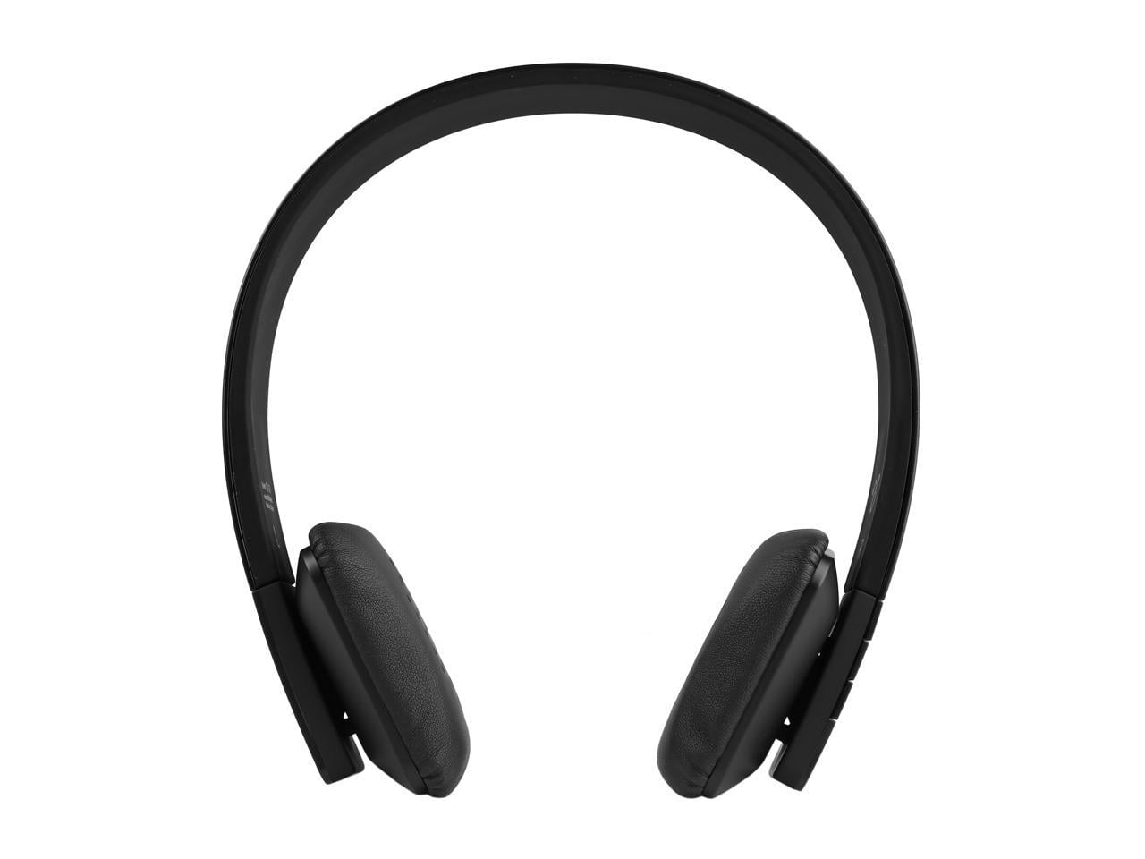 Aluratek Bluetooth Noise-Canceling Over-Ear Headphones, Black, ABH04FB