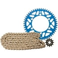 thumbnail image 2 of TUSK Alloy Kit & Gold Plated Race Chain Blue Rear Sprocket for KTM 250 SX-F Troy Lee Designs 2021, 2 of 2
