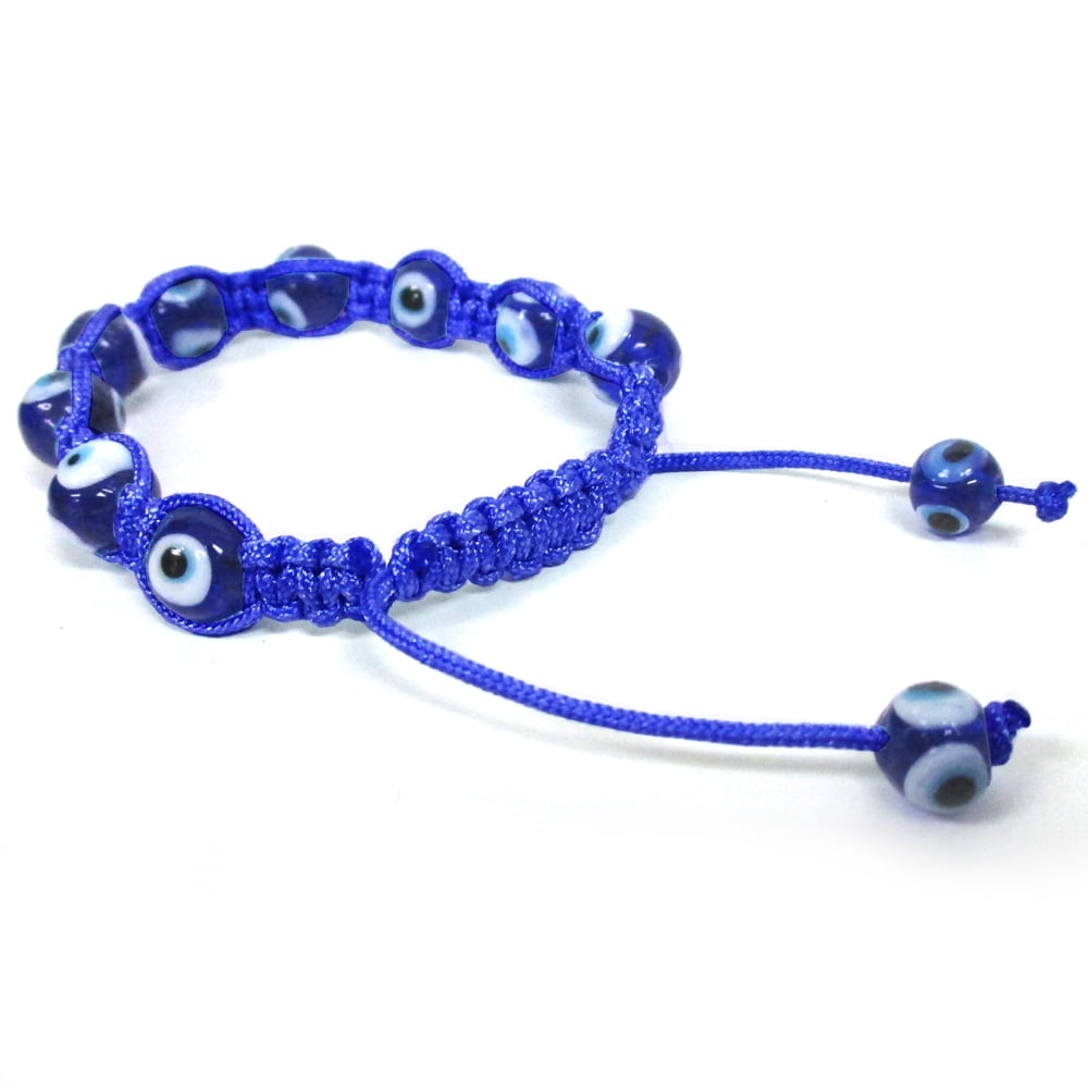 Greek Evil Eye bracelet Nazar Turkish Adjustable string protection Women  Men Kid | eBay