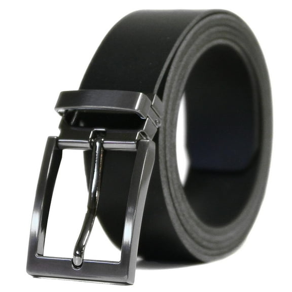 Black leather belt XXL Black 130 CM (Waist measurement)