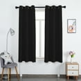 thumbnail image 3 of DYstyle 1/2 Panels Window Grommet Curtain Drapes Living Room Bedroom Curtain, 3 of 5