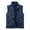 Dark Blue, variant on Men's Fleece Vest Lightweight Outerwear Zip Up Golf Running Sleeveless Thicken Vest With Pockets for Hiking Travel White XXXXL