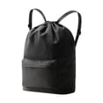 thumbnail image 1 of Mochila con cordón, práctica mochila de día para mujeres y hombres, mochila portátil con cordón, bolsa deportiva para gimnasio, para el trabajo,, 1 of 9