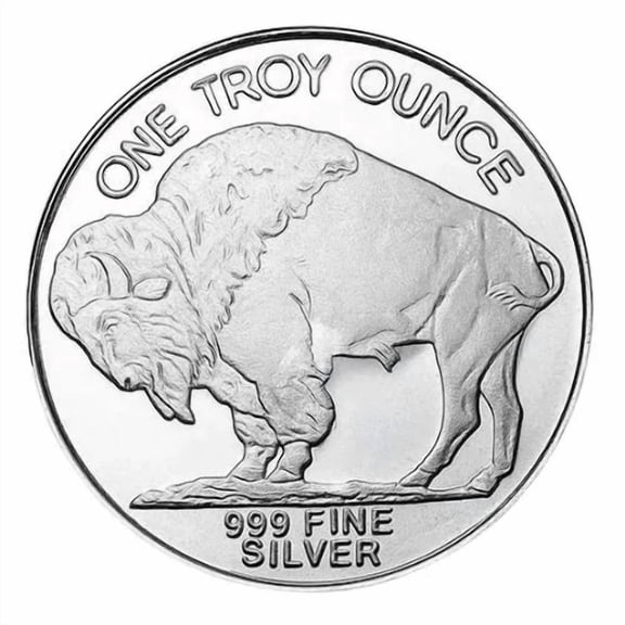 1 oz Silver Buffalo Round Random Mints .999
