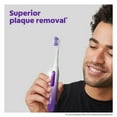 thumbnail image 3 of Colgate 360 Power Gum Health Battery Operated Gum Toothbrush, Purple, 1 AA Battery Included, 3 of 11