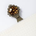 thumbnail image 5 of Thanksgiving acorns Elegant Vintage Copper Lace Bookmarks - Set of 2, Stainless Steel Reading Accessories, 5 of 5