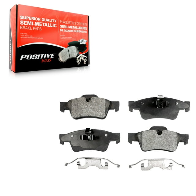 Positive Plus Rear Semi-Metallic Disc Brake Pads PPF-D1122 for Car Mercedes-Benz ML350 ML320 GL350 R350 GL320 G63 AMG GL450 GL550 ML550 ML500 R320 R500 ML63 G55 G65 ML450