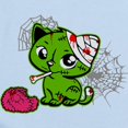 thumbnail image 2 of CafePress - Zombie Kitty Whole Body Suit - Long Sleeve Cotton Baby Bodysuit, 2 of 4