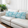 thumbnail image 2 of Aqua Blue Coastal Body Pillow Cover 20 x 54 Inch Decorative Pillow Cover Summer Nautical Ocean Beach Lumbar Pillowcase Seasonal Rectangle Cushion Case for Couch Sofa Bed Living Room, 2 of 9