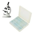 thumbnail image 1 of Kit de Glissières pour Microscope, Glissières Vierges pour Microscope Plantes Hautement Transparentes 100 Pcs pour Laboratoire, 1 of 8
