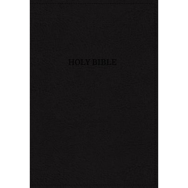 KJV, Connaissez le Mot Étudier la Bible (Indexé, Cuir Véritable Noir)