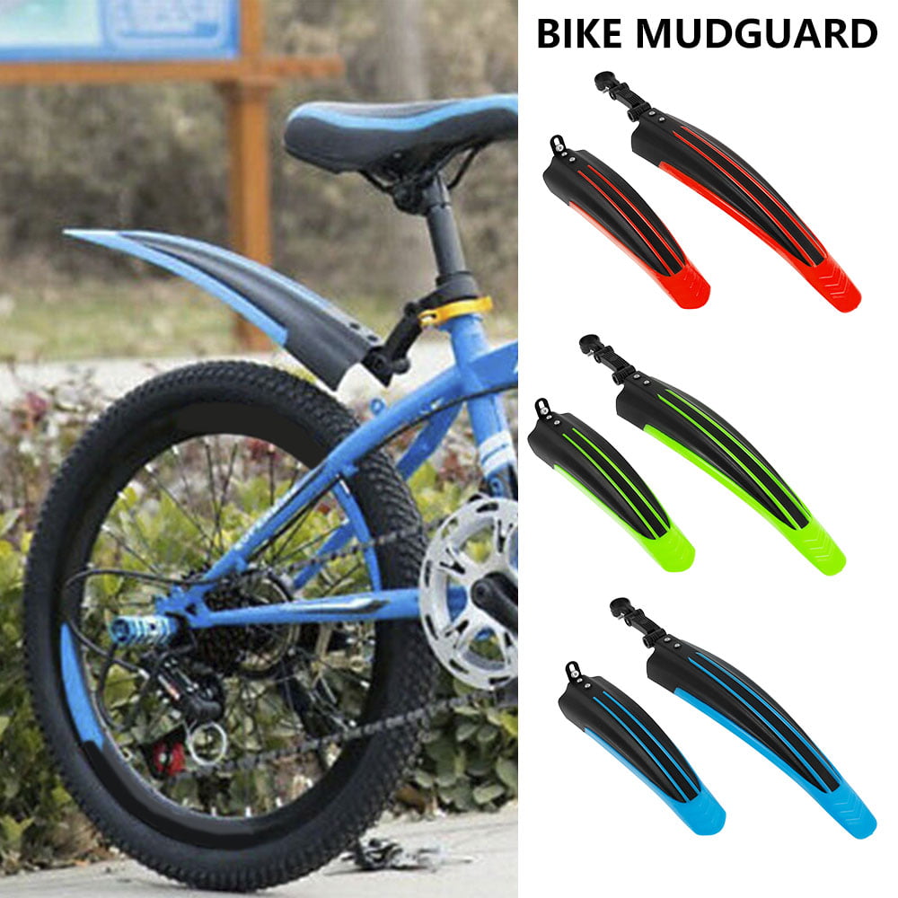 Bicycle Fenders Black Mountain Bike Front/Rear Fender Cycling Mudguard Wings Kit 