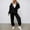 Black, variant on Sweatsuits Women 2 Piece Outfit - Long Sleeve Hoodie With Sweatpants Womens Matching Sets Jogging Suits for Women