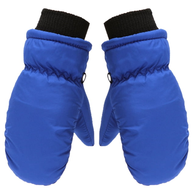 La bolsa de guantes para niños se refiere a guantes de nieve para ciclismo para niños y niñas, gruesos, a prueba de frío y con forro polar, con dedos cálidos para esquiar, de varios tamaños