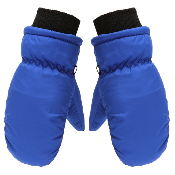 La bolsa de guantes para niños se refiere a guantes de nieve para ciclismo para niños y niñas, gruesos, a prueba de frío y con forro polar, con dedos cálidos para esquiar, de varios tamaños