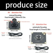 Lightweight 20MP IMX230 Industrial Camera 5344x4016 75/90 Degree Auto Focusing USB3.0 Camera with Microphone For Office Home