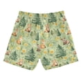 thumbnail image 7 of FORMRS Boys Swim Trunks Quick Dry Mesh Lining Beach Boardshorts, Sizes XS-XL, Cartoon Forest Animals, 7 of 7