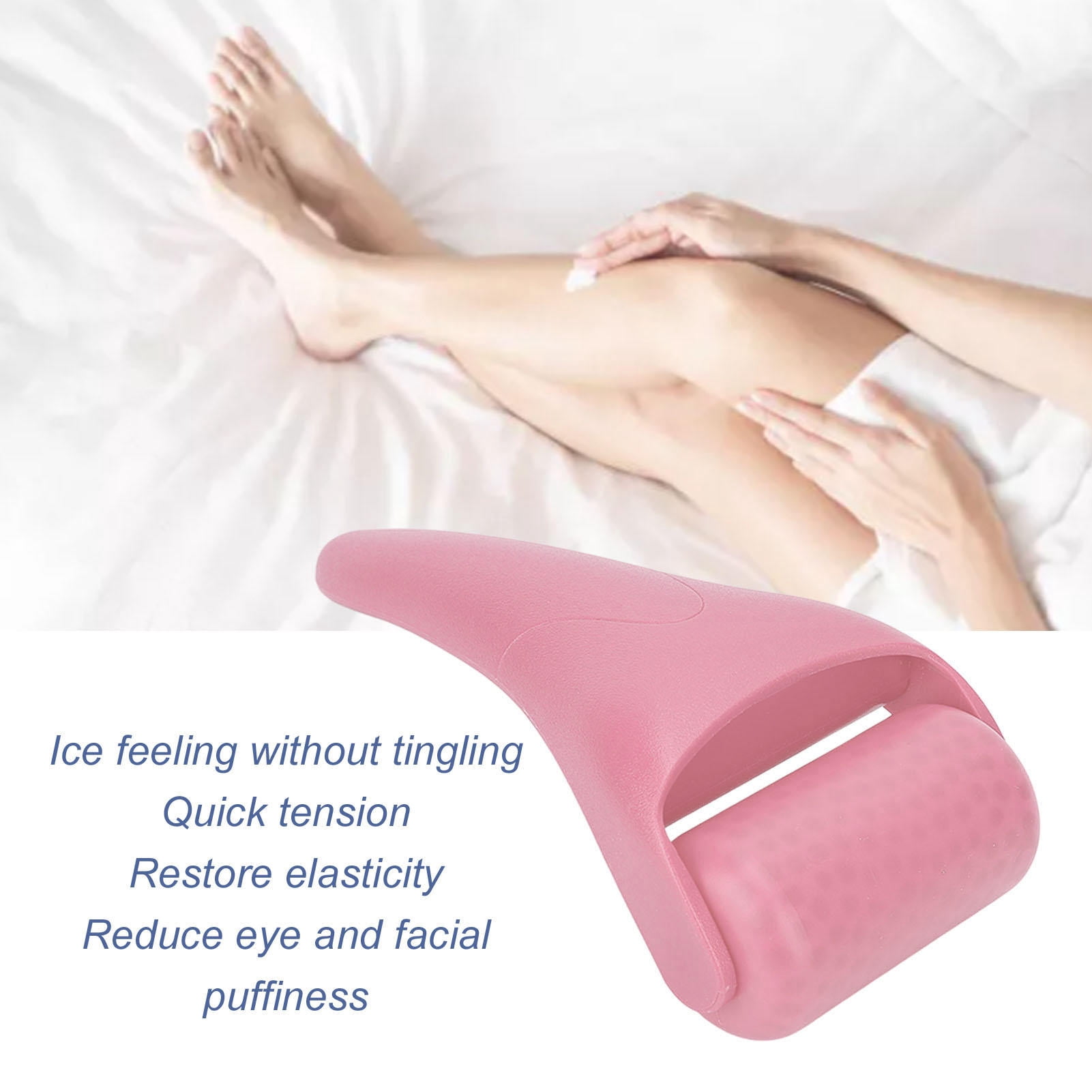 YAHHU Ice Roller – Cool Calm Facial & Body Roller for Skin Rejuvenation, Pain Relief & Anti‑Wrinkle Care, Pink