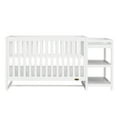 Dream On Me Milo 5 in 1 Convertible Crib and Changing Table with Free