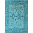 thumbnail image 1 of Ahgly Company Indoor Rectangle Oriental Light Blue Industrial Area Rugs, 4' x 6', 1 of 4