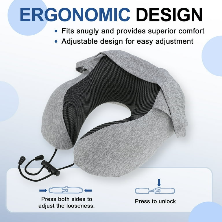 Unique Bargains Travel Neck Pillow Neck Pillow with Extra Large