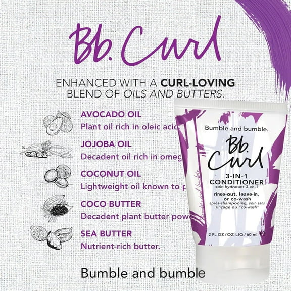 Bumble and Bumble Curl 3 in 1 Conditioner 2oz/60ml Travel