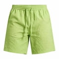 thumbnail image 4 of Admvng Mens Shorts Big & Tall Drawstring Elastic Waist Workout Shorts for Summer Casual Running, 4 of 5