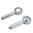 thumbnail image 1 of Double Sided Dual Function Shower Head Water-saving Round Shower Gel Booster Shower High Pressure Hand-held Shower ,Easy to Install, 1 of 6