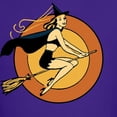 thumbnail image 3 of CafePress - Retro Witch T Shirt - Dark T-Shirt Kids XS-XL, 3 of 4
