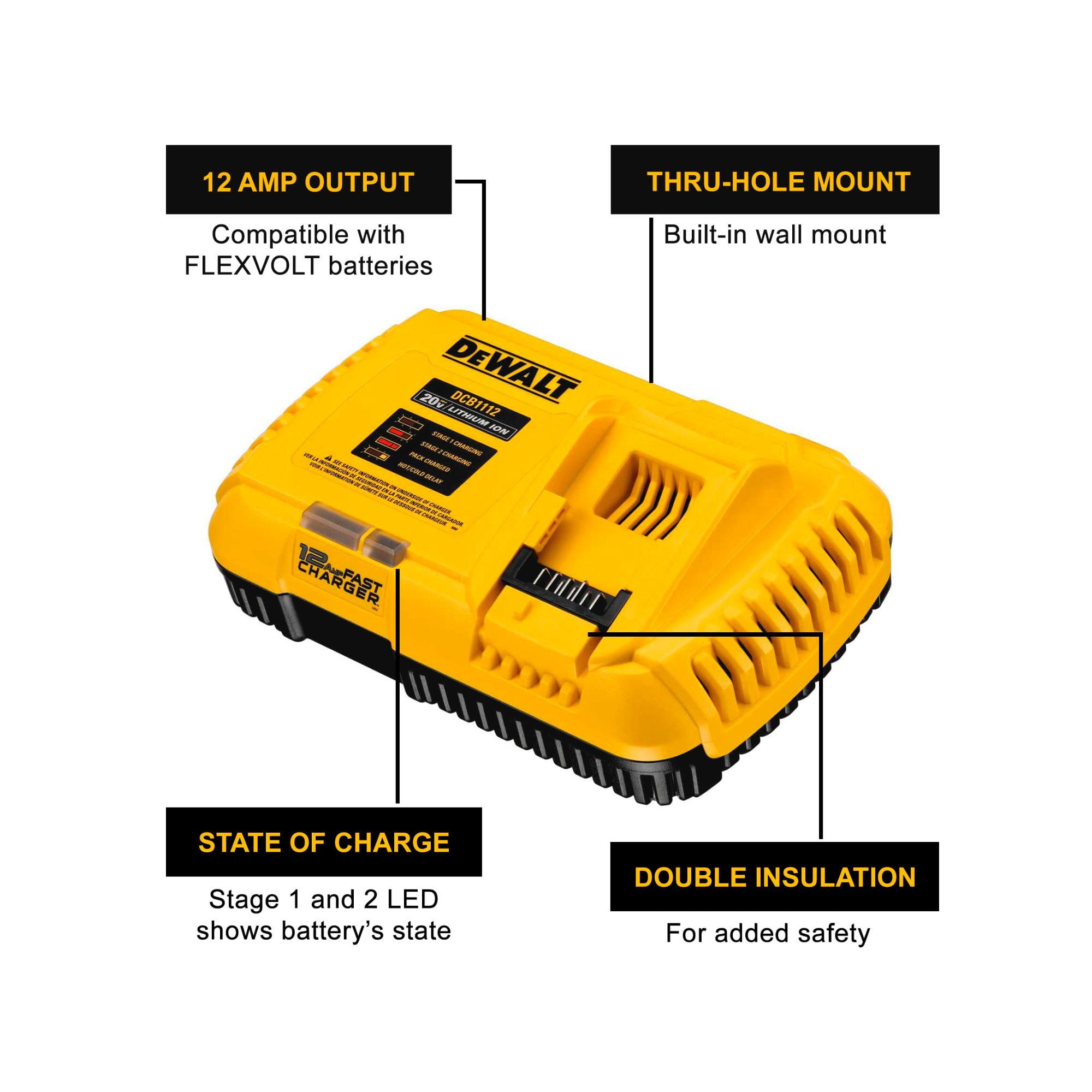 Dewalt dcb1112 fast charger new arrivals