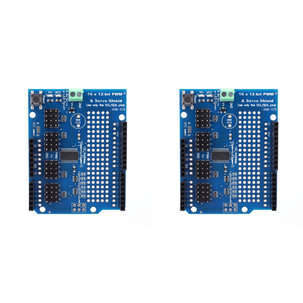 Escudo Controlador PWM Interfaz I2C 16 Canales Y 12 Bits para