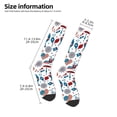 thumbnail image 2 of Fuzoiu Fourth Of July Party Print Adult Stockings,Crew Socks,Unisex Fashion Socks, Casual Sports Socks,Comfortable Crew Socks for Everyday Wear and Sports, 2 of 6