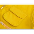 thumbnail image 3 of Mens Outdoor Travel Vest Light Weight Cargo Vest Sleeveless Zip-Up Front Sports Jackets Multi Pockets Yellow, 3XL, 3 of 7