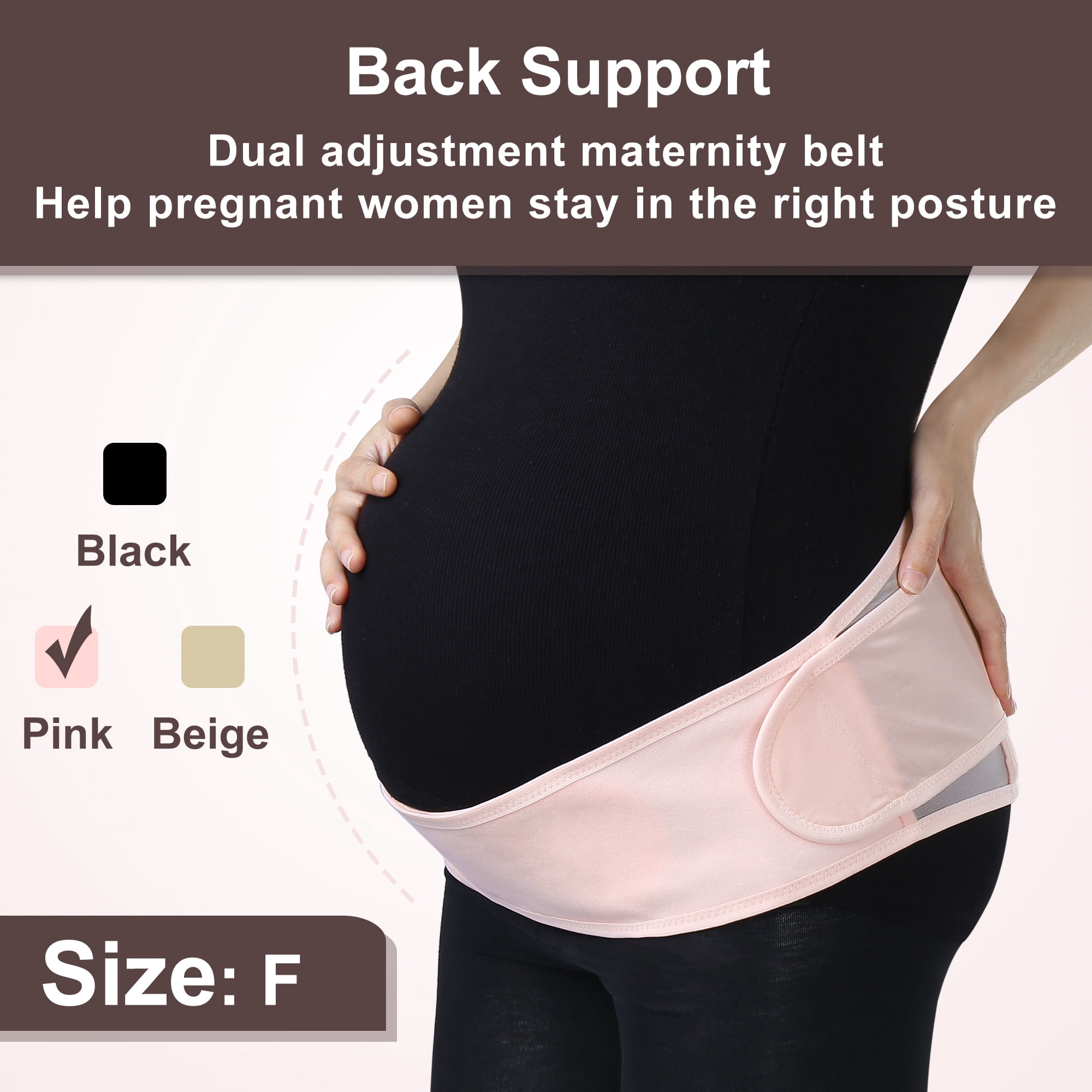 Unique Bargains Belly Bands for Pregnant Women Belly Abdomen Support