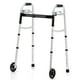thumbnail image 1 of Andadores plegables compactos OasisSpace, ligeros y con ruedas delanteras para adultos mayores, con asistencia estándar para caminar, para espacios pequeños de hasta 136 kg., 1 of 5