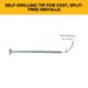 thumbnail image 4 of Tornillos FastCap PowerHead 6,35 cm #2 Torno Cuadrado Paquete de 150, 4 of 5