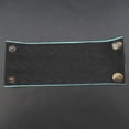 thumbnail image 4 of Pre-Owned 01A CHANEL Harako Leather Wide Bangle Bracelet, Black x Blue, Women's, 4 of 6