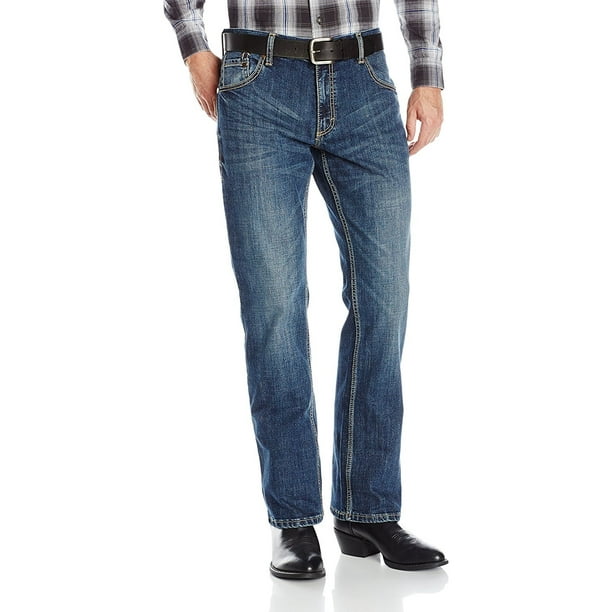 Wrangler Men's Retro Slim Fit Boot Cut Jean, Layton, 30x34 