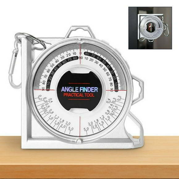 AMERTEER Angle Finder Magnetic Angle Locator Slope Protractor Inclinometer Level Meter Clinometer Survey Portable Measuring Instruments for Plumbing Slope Indoor Outdoor