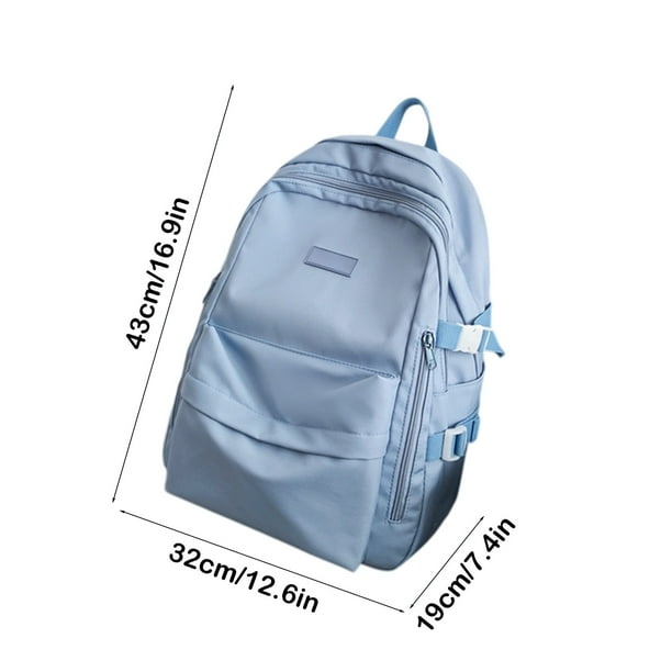 Mochila de nailon de gran capacidad para estudiantes de secundaria